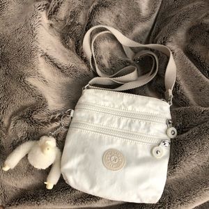 Kipling white crossbody bag